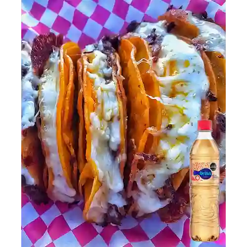 Combo Quesitaco de Asada X1 +Brisa Sabor Manzana 600ML