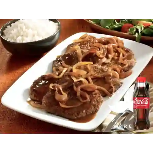 Combo Carne en Bistec + Coca-Cola Original 250ml