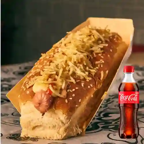 Combo Perro Sencillo + Coca Cola Original 400 ml