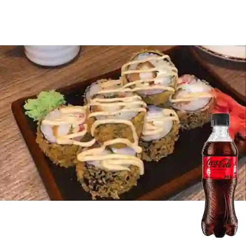 Combo Jujutzu Roll + Coca-Cola Sin Azúcar 400 ml
