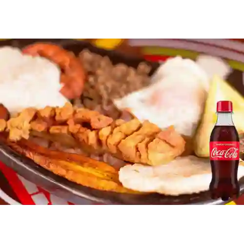 Combo Super Bandeja Paisa +Cocacola Orig 250ml