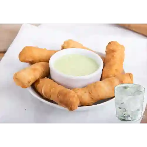 Combo Palito de Queso + Agua con Gas