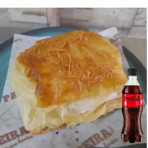 Combo Pastel de 3 Quesos + Coca Cola Sin Azúcar 400 ml