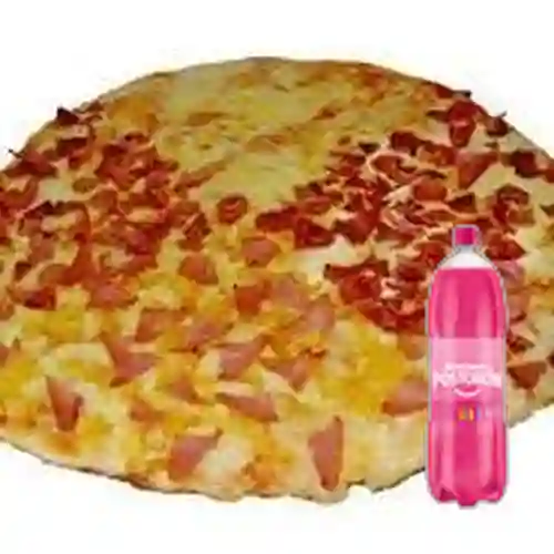 Combo Pizza Extragrande + Postobón Manzana 2 l