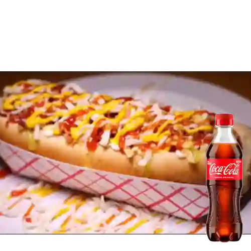 Combo Perro Especial + Coca Cola Original 400 ml