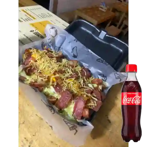 Combo Frita Tocineta + Coca-Cola Sabor Original 400 ml