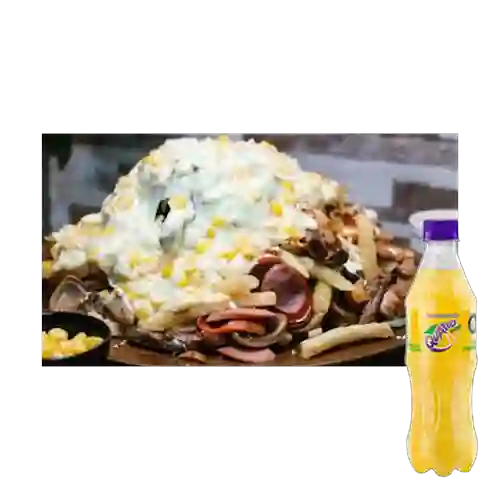 Combo Salchipapa Mixto + Quatro Original 400ML
