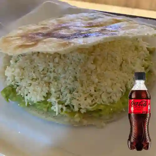 Combo Arepa de Queso&Aguacate +Cocacola S/az 400ml