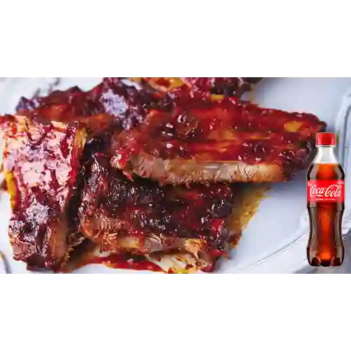 Combo Costillas de Cerdo Bbq +Cocacola Orig 400ml