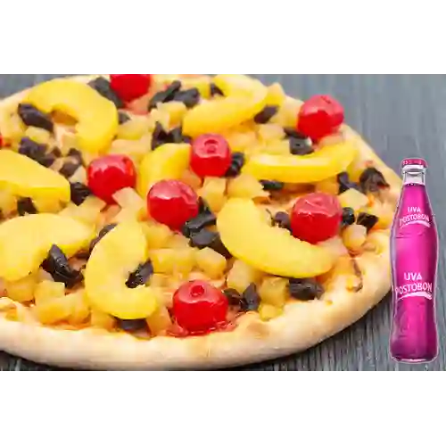Combo Pizza Tropical Springfield + Uva Postobon 350 ml