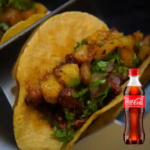 Combo Taco Al Pastor + Coca Cola