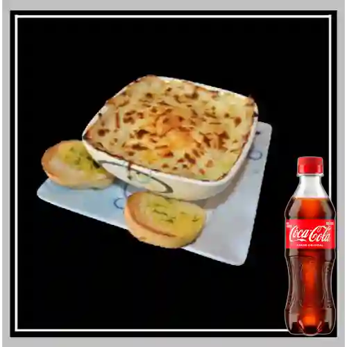 Combo Lasaña + Coca Cola Original 400 ml