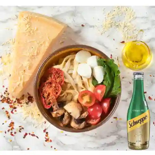 Combo Vegetariana + Schweppes Ginger Ale 300ML