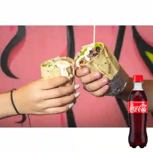 Combo Burro + Coca-Cola Sabor Original 400 ml