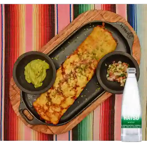 Combo Burrote de Queso + Agua Hatsu con Gas 300 ml