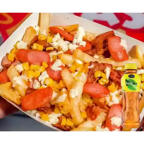 Combo Papas Especiales + Fuze Tea Limón 400ML