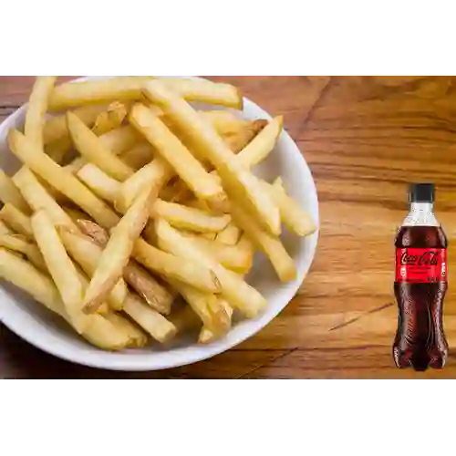 Combo Papa Francesa + Coca Cola Sin Azúcar 400 ml