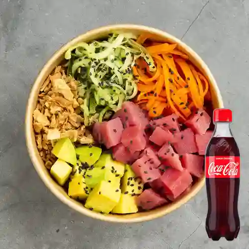 Combo Tuna Poke + Coca-Cola Sabor Original 400 ml