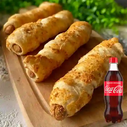 Combo Perrito Hojaldrado +Cocacola Orig 600ml
