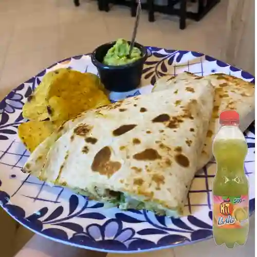Combo Quesadilla Al Pastor + Hit Lulo 500 ml