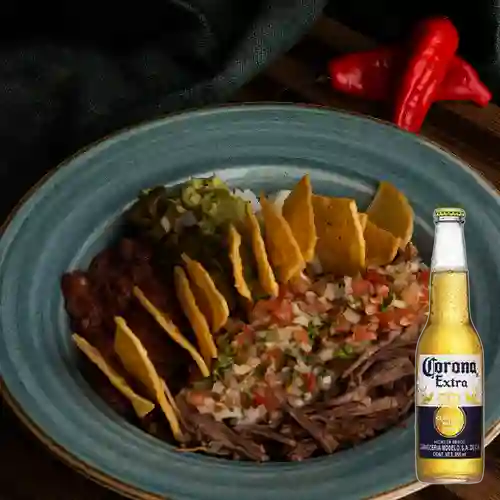 Combo Bowl Mexicano + Cerveza Corona Bot. 355ml