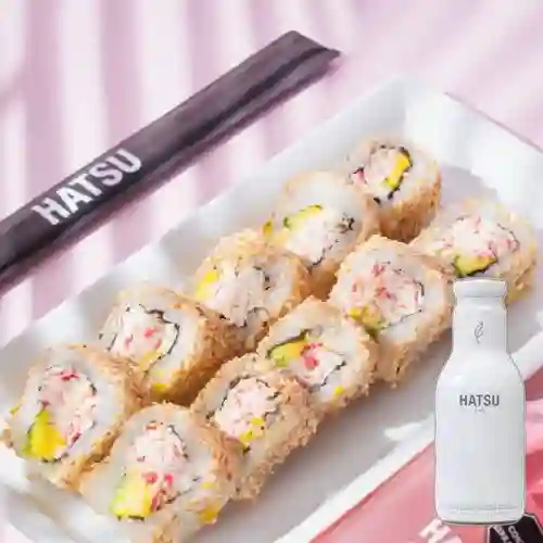 Combo 12 Bocados de Sushi Dinamita +Hatsu Blanco 400ml