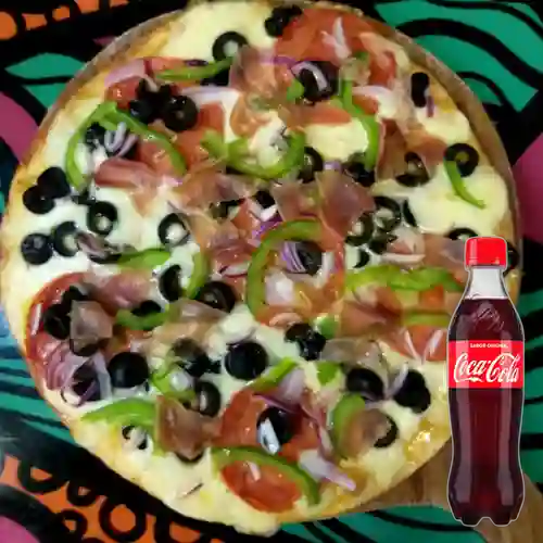 Combo Pizza Española + Coca-Cola Sabor Original 400 ml