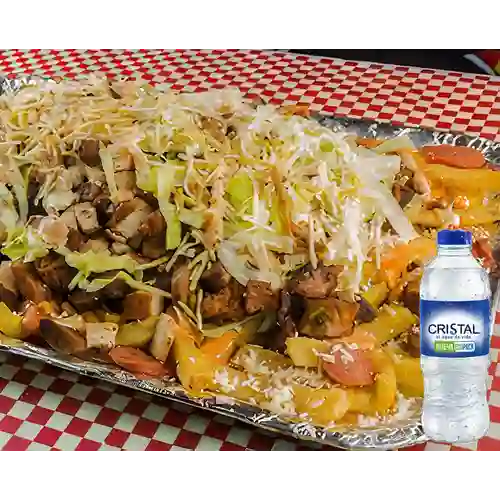 Combo Salchipapa Mini Mixta Turbo +Cristal S/gas 400ml