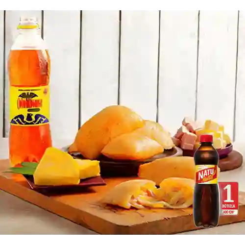 Combo Empanada Hawaiana + Natu Malta 400 ml