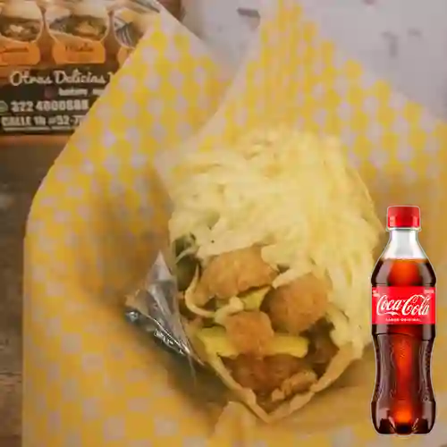 Combo Arepa Antioqueña + Coca Cola Original 400 ml
