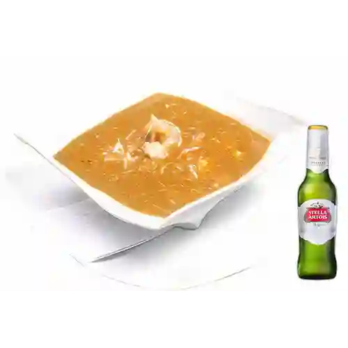 Combo Cazuela Puerto Tumaco + Stella Artois Bot. 330ml