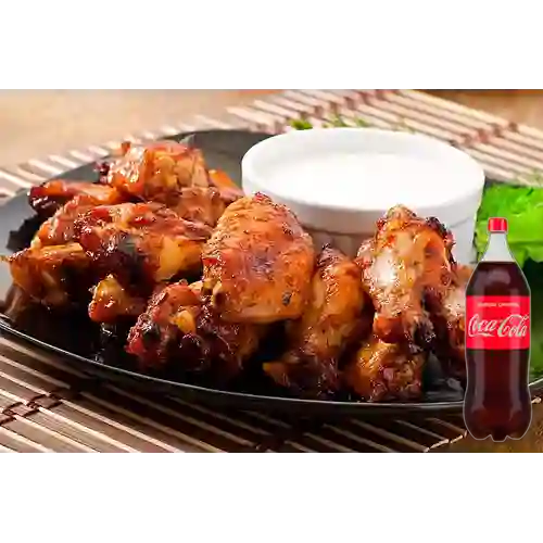 Combo Alitas X 24 Piezas + Coca Cola Original 2.5 L