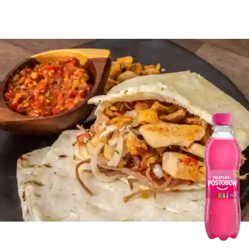 Combo Arepa D Siempre + Manzana 250 ml
