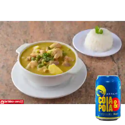 Combo Sopa de Menudencias + Cola & Pola 330 ml