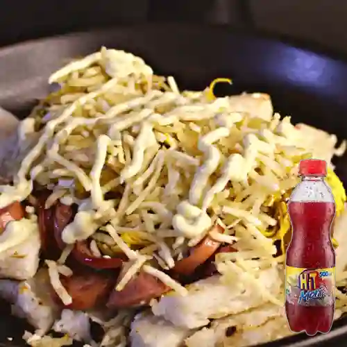 Combo Picada de Arepa 3 Carnes + Hit Mora 500 ml