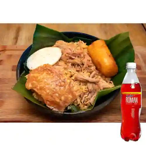 Combo Lechona Personal + Kola Roman 400 Ml.