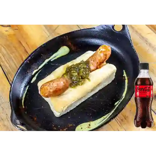 Combo Hot Dog Suesca + Coca Cola Sin Azúcar 400 ml