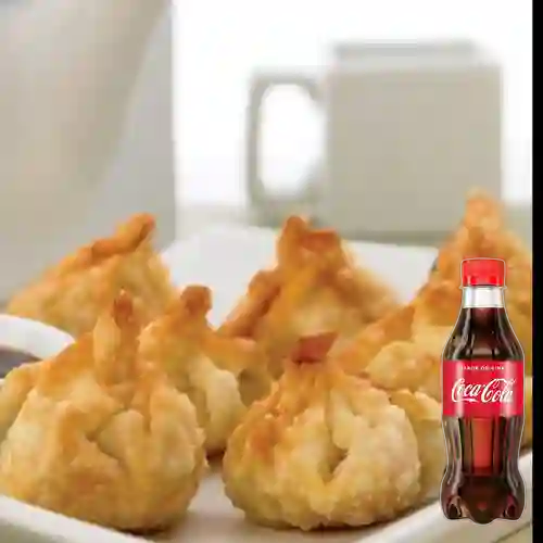 Combo Wonton Rellenos + Coca Cola 250 ml