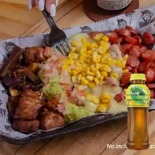 Combo Monkey Costilla + Fuze Tea Limón 400ML