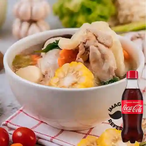 Combo Gallina + Coca-Cola Sabor Original 250 ml