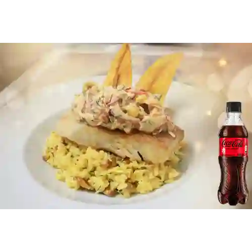 Combo Pescado Del Pacífico Josper +Cocacola S/az 400ml