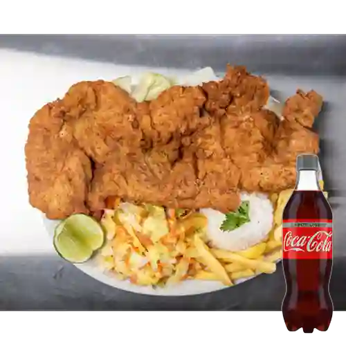 Combo Chuleta de Cerdo + Coca-Cola Sabor Ligero 400 ml