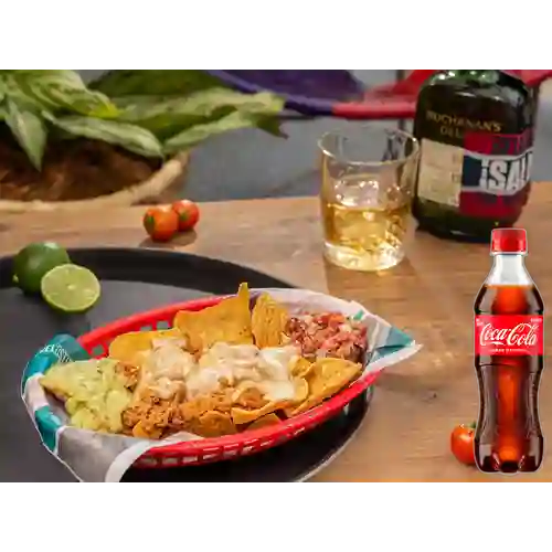 Combo Nachos Costilla + Coca Cola Original 400 ml