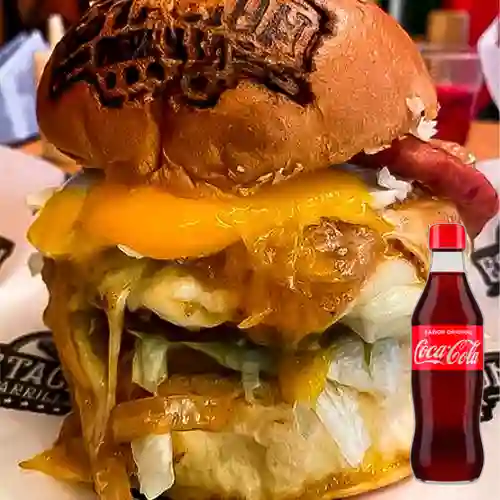 Combo Hamburguesa Ranchera +Cocacola Orig 350ml