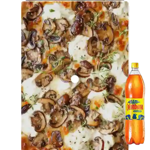 Combo Pollo Champiñon + Colombiana 1.5 L