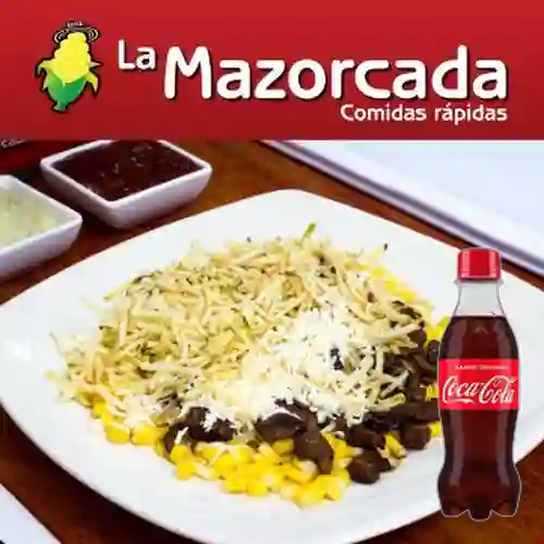 Combo Mazorca Desgranada c/ Carne +Cocacola Orig 250ml