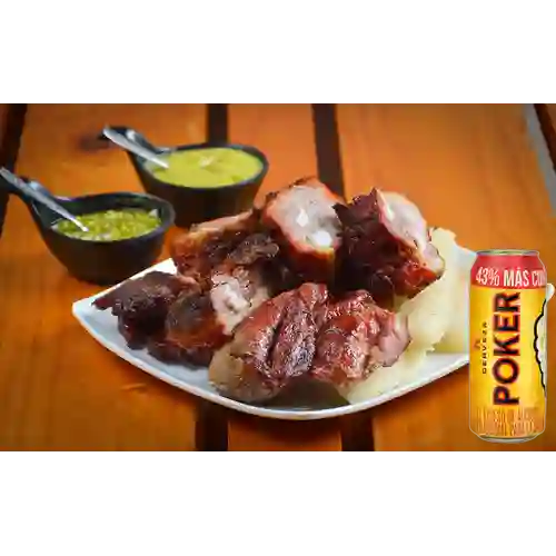 Combo Plato Completo + Poker 330 ml