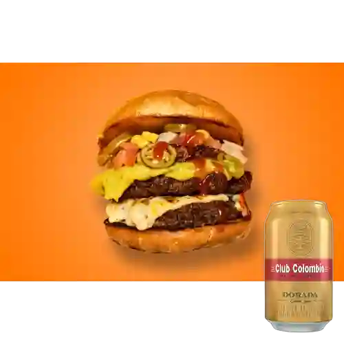 Combo Chingona + Club col. Dorada Lta 330ml