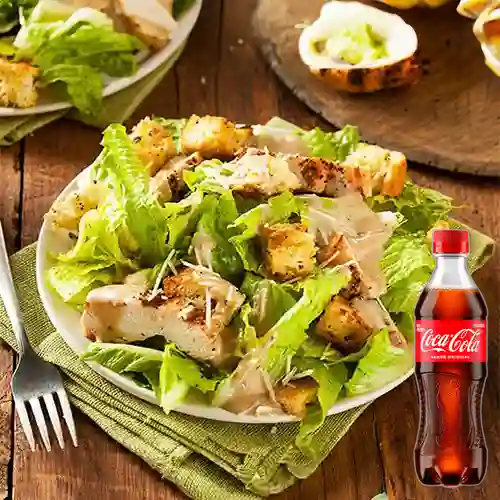 Combo Ensalada César + Coca Cola Original 400 ml