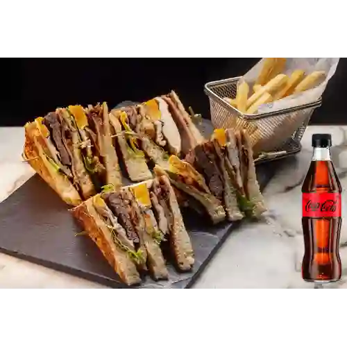 Combo Club Sándwich + Coca-Cola ZERO 300 ml